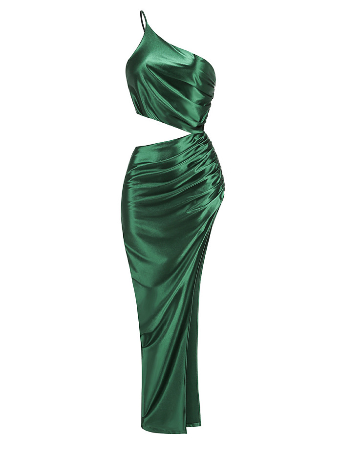 SUPER WHOLESALE | Sleeveless Draped Neckline Dress – Slim Fit Bodycon Midi Dre