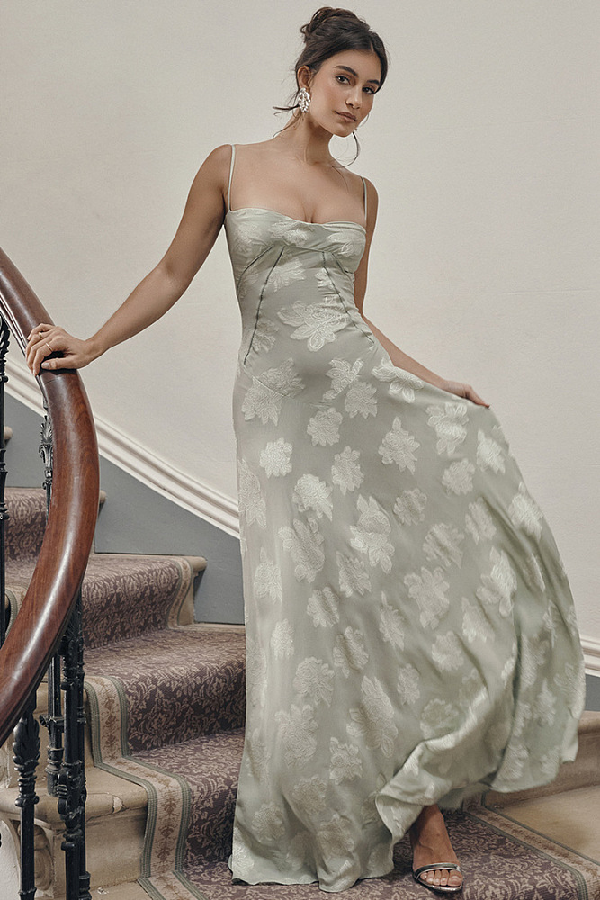 SUPER WHOLESALE | Floral Print Spaghetti Strap Maxi Dress
