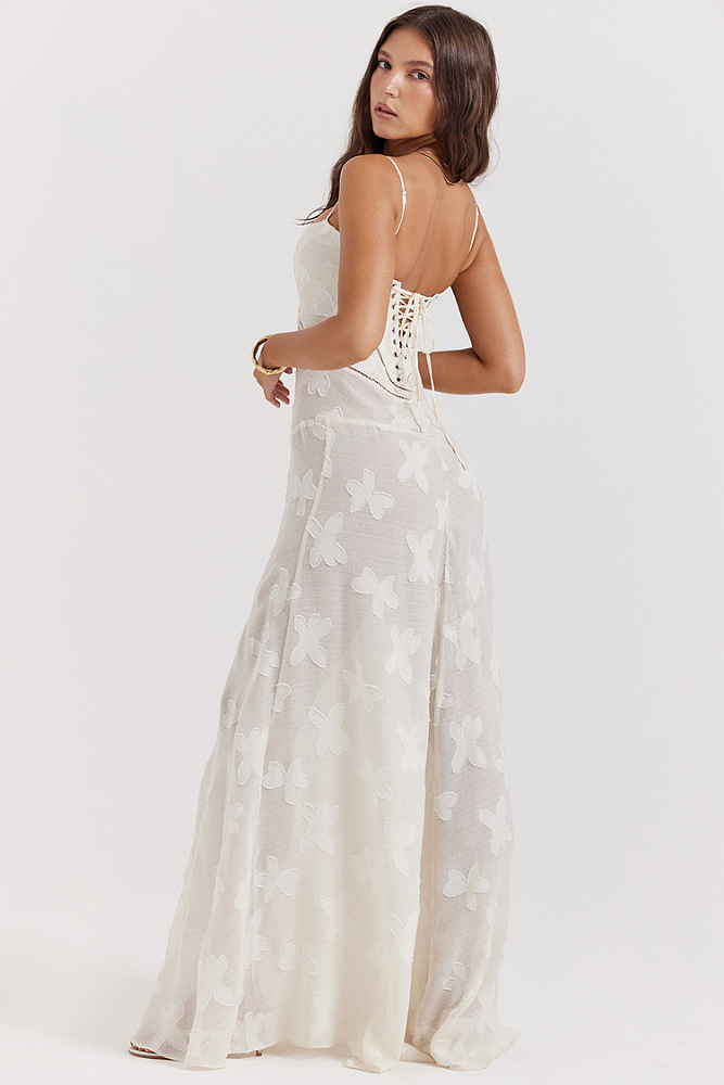 SUPER WHOLESALE | Floral Print Spaghetti Strap Maxi Dress