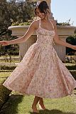SUPER WHOLESALE |Halter Neck Floral Maxi Dress