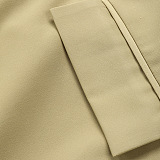 SUPER WHOLESALE | Faux Two-Piece Tie-Waist Over-the-Knee Long Coat