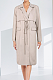 SUPER WHOLESALE | Faux Two-Piece Tie-Waist Over-the-Knee Long Coat