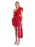 SUPER WHOLESALE | One-Shoulder Bodycon Dress with Ruffle Hem