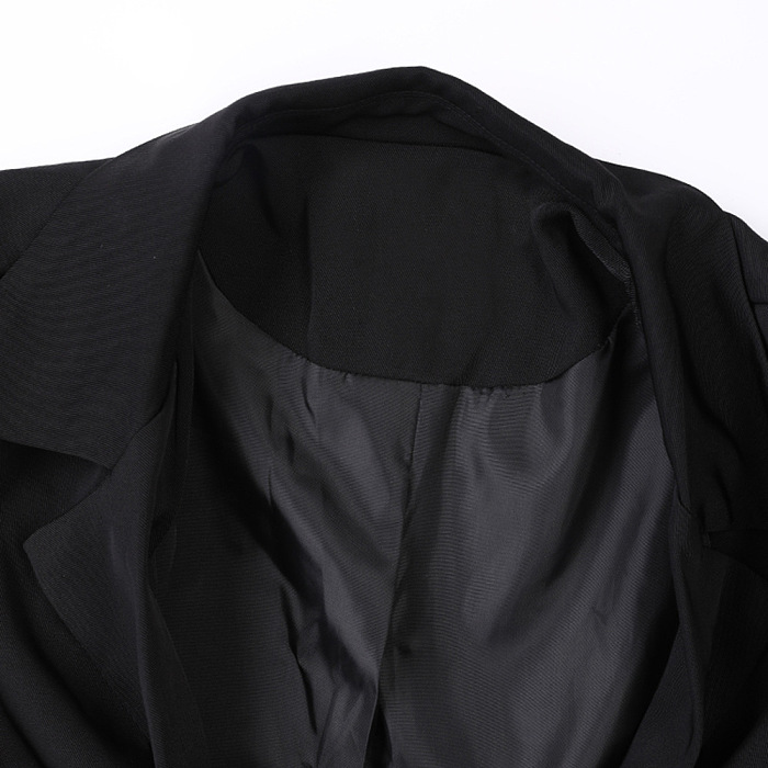 SUPER WHOLESALE | Faux Two-Piece Tie-Waist Over-the-Knee Long Coat