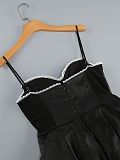 SUPER WHOLESALE | Spaghetti Strap Strapless Puffy Dress