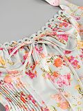 SUPER WHOLESALE |Halter Neck Floral Maxi Dress