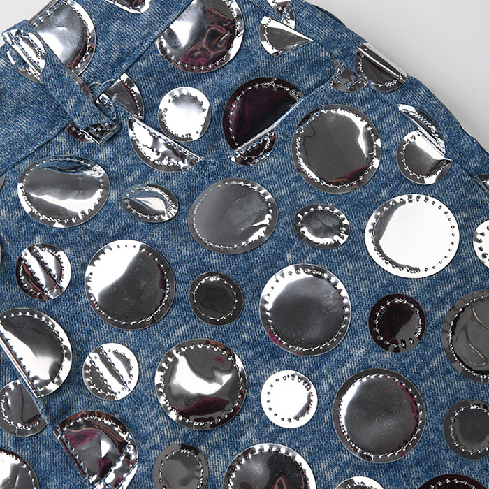 SUPER WHOLESALE | Sequin Embellished High-Waisted Bodycon Mini Skirt