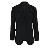 SUPER WHOLESALE |Cross-Neck Blazer