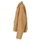 SUPER WHOLESALE | Fashion Heavy-Duty Jacket with Cargo Pants