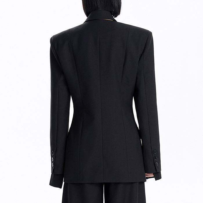 SUPER WHOLESALE |Cross-Neck Blazer