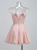 SUPER WHOLESALE | Spaghetti Strap Strapless Puffy Dress