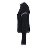 SUPER WHOLESALE | Ribbed Knit Zip-Up Sweater