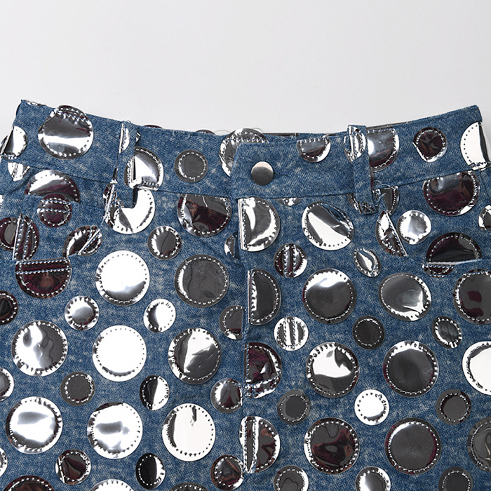 SUPER WHOLESALE | Sequin Embellished High-Waisted Bodycon Mini Skirt