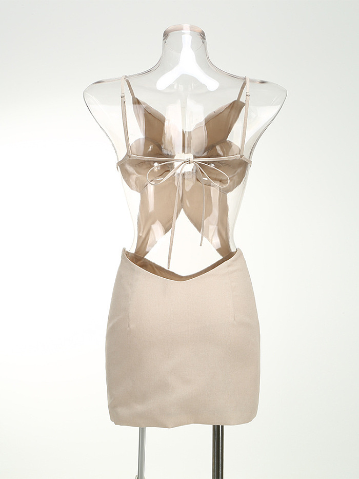 SUPER WHOLESALE | 3D Floral Design Sexy Cut-Out Crop Top Dress – Formal Gown