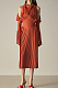 SUPER WHOLESALE |Off-Shoulder Halter Neck Bell Sleeve Pleated Waist Slim Fit Dress