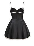 SUPER WHOLESALE | Spaghetti Strap Strapless Puffy Dress