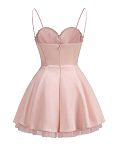SUPER WHOLESALE | Spaghetti Strap Strapless Puffy Dress
