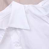 SUPER WHOLESALE | Color Block Blazer Vest Two-Piece Set