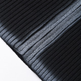 SUPER WHOLESALE | Ribbed Knit Zip-Up Sweater