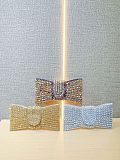 SUPER WHOLESALE|  Bowknot-Shaped Rhinestone Handbag