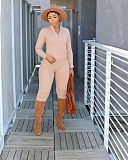 SUPER WHOLESALE | Knitted Slim-Fit Casual Set