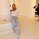 SUPER WHOLESALE | Utility Silver-Foil Multi-Pocket Denim Pants