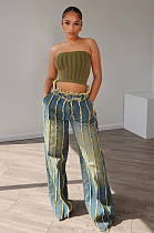 SUPER WHOLESALE | Layered Patchwork Washed Stretch Denim Jeans