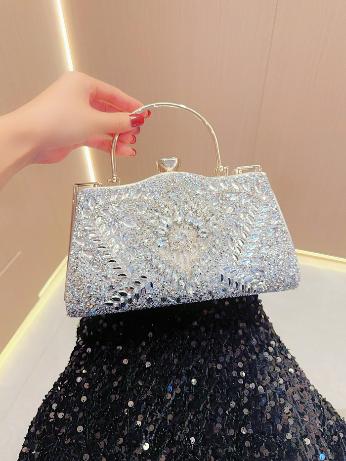 SUPER WHOLESALE|  Rhinestone-Embellished Handbag