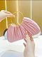 SUPER WHOLESALE|  Shell-Shaped Textured Fabric Handbag