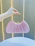 SUPER WHOLESALE|  Shell-Shaped Textured Fabric Handbag