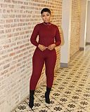 SUPER WHOLESALE | Knitted Slim-Fit Casual Set