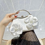 SUPER WHOLESALE|  Camellia-Adorned Handbag