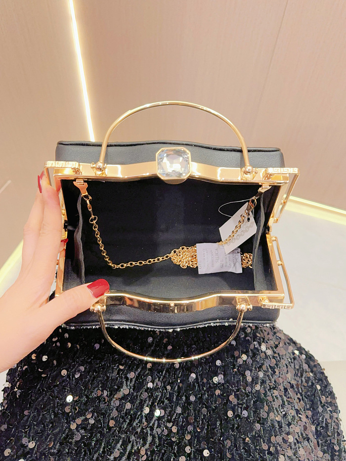 SUPER WHOLESALE|  Rhinestone-Embellished Handbag