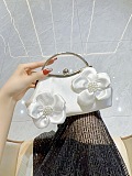 SUPER WHOLESALE|  Camellia-Adorned Handbag