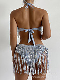 SUPER WHOLESALE | Sequins Fringe Swimwear