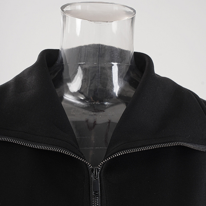 SUPER WHOLESALE | Tailored Waist Zip-Up Jacket