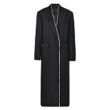 SUPER WHOLESALE | V-Neck Long Casual Coat