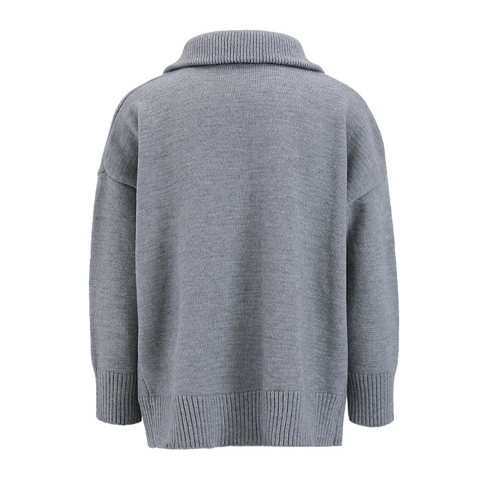 SUPER WHOLESALE | Dual-Zipper Sweater
