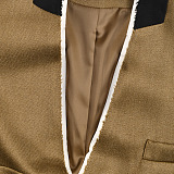 SUPER WHOLESALE | V-Neck Long Casual Coat