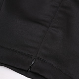 SUPER WHOLESALE | V-Neck Double-Breasted Belted Waist Blazer With Skirt