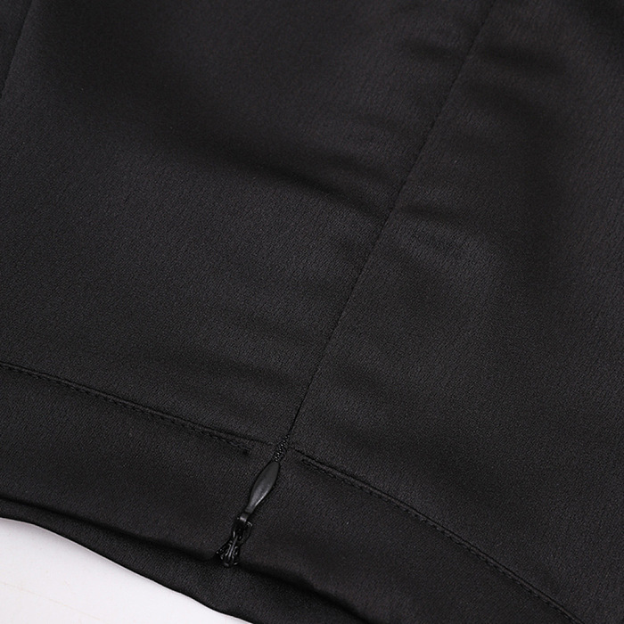 SUPER WHOLESALE | V-Neck Double-Breasted Belted Waist Blazer With Skirt