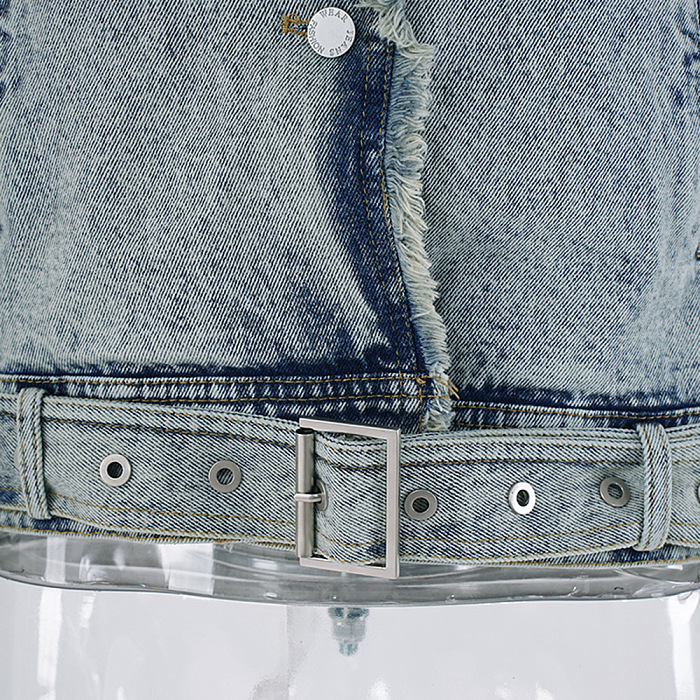 SUPER WHOLESALE | Vintage Washed Denim Jacket