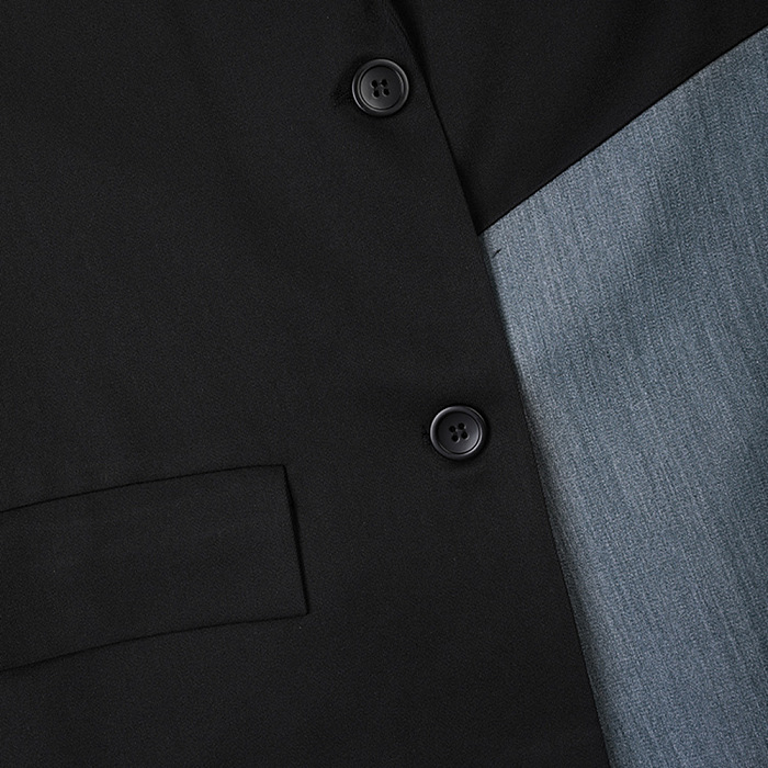 SUPER WHOLESALE | Blazer Collar Long Coat