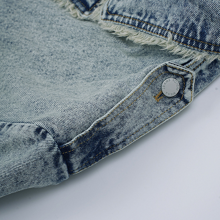 SUPER WHOLESALE | Vintage Washed Denim Jacket