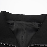 SUPER WHOLESALE | Tailored Waist Zip-Up Jacket