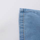 SUPER WHOLESALE |Ribbon-Decorated Back-Slit Cargo Pants