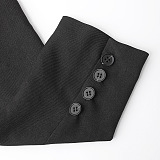 SUPER WHOLESALE | Waist-Cinching Blazer With Split Skirt