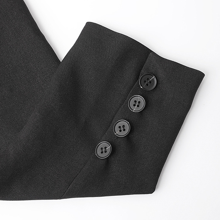 SUPER WHOLESALE | Waist-Cinching Blazer With Split Skirt
