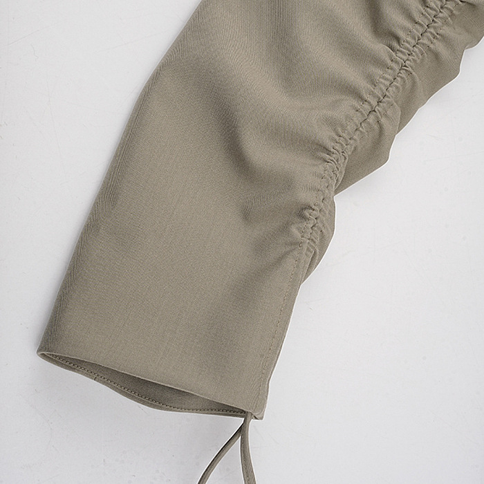 SUPER WHOLESALE | Drawstring Design Oversized Jacket