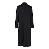 SUPER WHOLESALE | Blazer Collar Long Coat